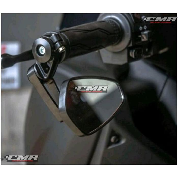 Gambar spion jalu oval Cnc bar end mirror motor universal pcx nmax vario beat - Hitam, Oval Kc Bning dari CMR CUSTOM undefined Tokopedia