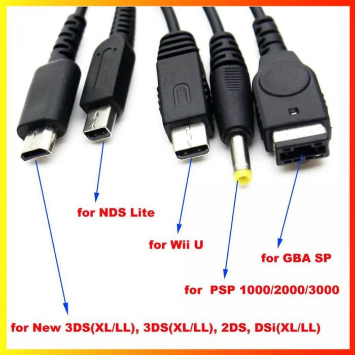 Nintendo Ds Ds Lite Gba Link Cable Jual Kabel Charger USB In New