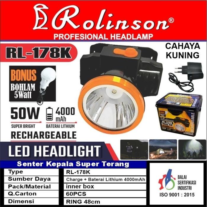 Gambar Grosir Cod Senter Kepala Led Professional Headlamp Rechargeable 50 dari yiushop6 undefined Tokopedia