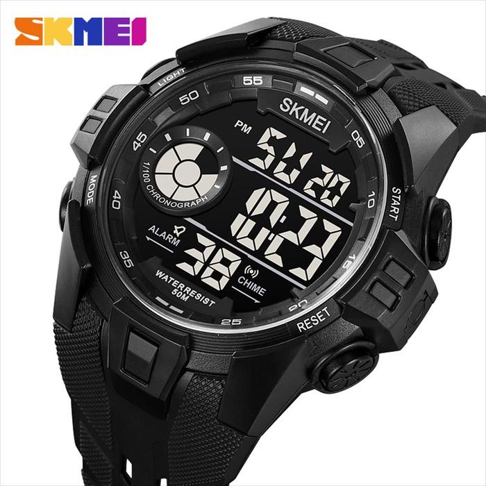 Gambar Jam Tangan Digital Sport Pria SKMEI 2123 Water Resist Original - Hitam dari SKMEI MURAH & ORIGINAL undefined Tokopedia