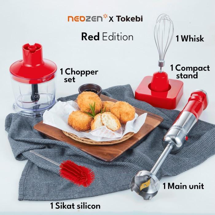 Gambar Jual TOKEBI Hand Blender Cordless - RED Berkualitas dari pia_olshp1 undefined Tokopedia