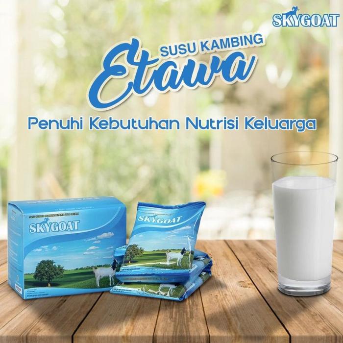 Gambar Susu Bubuk Kambing Etawa Full Cream Skygoat / Susu Kambing SKYGOAT - SKYGOAT VANILA dari alkahfistore04 undefined Tokopedia