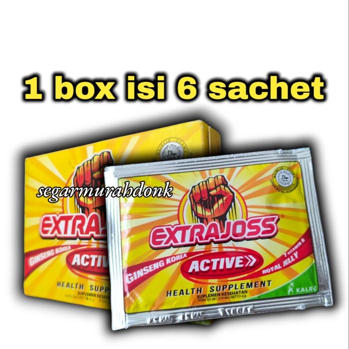 Gambar Extrajoss Active 1 box isi 6 sachet suplemen kesehatan dari alsad undefined Tokopedia