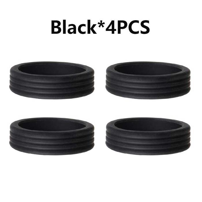 Gambar Rubber Cover Silikon Pelindung Roda Koper Universal - Black*4Pcs dari IDT4 undefined Tokopedia