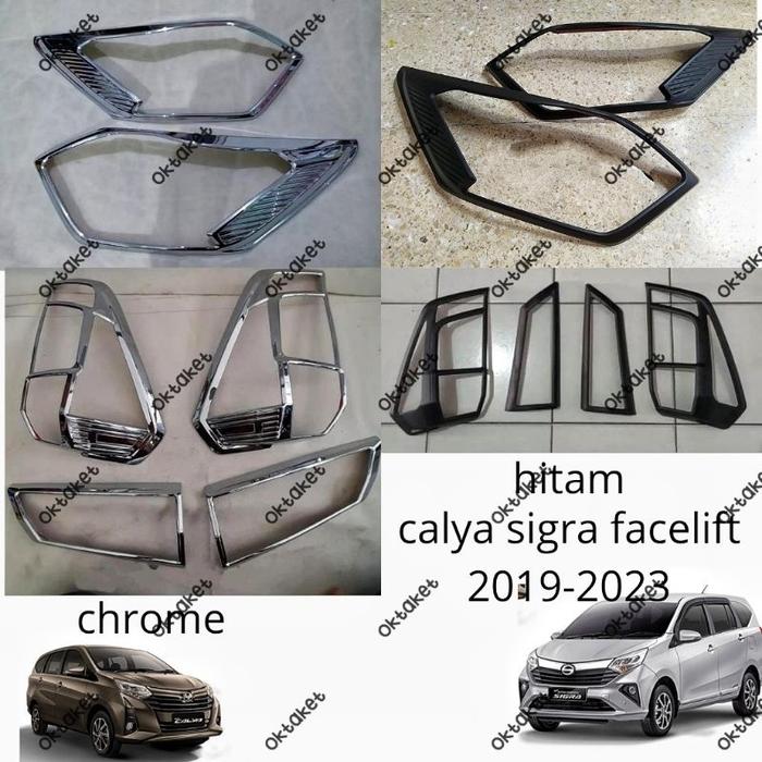 Gambar paket garnish depan belakang Calya Sigra Facelift 2019 2020 2021 2023 - chrome dari vikhhigd undefined Tokopedia