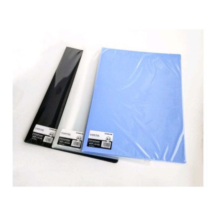 Gambar BARU KING JIM CLEAR FILE A3 152GA/ MAP FILE CLEAR HOLDER A3/ DISPLAY - clear dari ovky stuff undefined Tokopedia