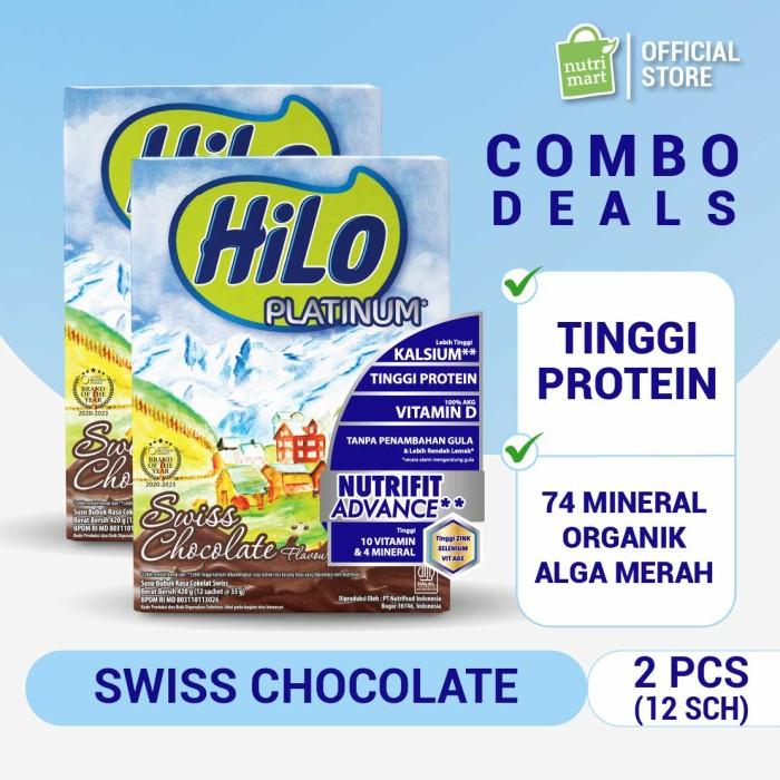 Gambar Twin Pack: Hilo Platinum Swiss Chocolate (12 Sch) Tbk dari chillhousemart undefined Tokopedia