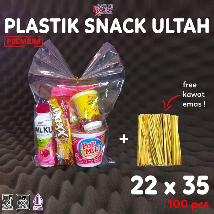 Gambar Plastik OPP Ultah Polos isi 100 Kantong OPP Bingkisan Snack UlangTahun - 22x35 🔥 dari TK Plastik_NEW undefined Tokopedia