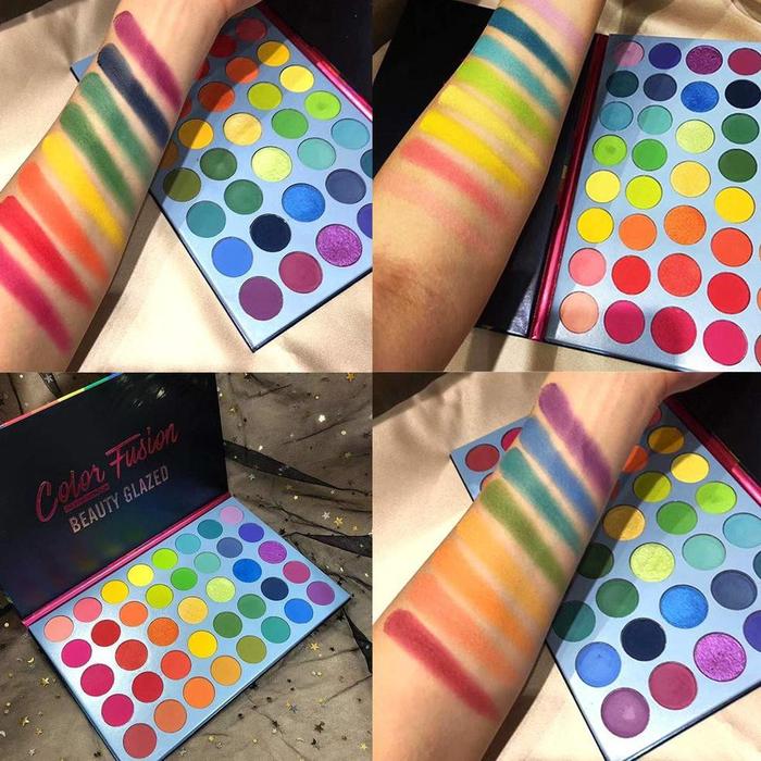 Gambar 1053# Beauty Glazed Color Fusion Eyeshadow Palette ⁂ Berkualitas dari Dary Mutaqqin undefined Tokopedia