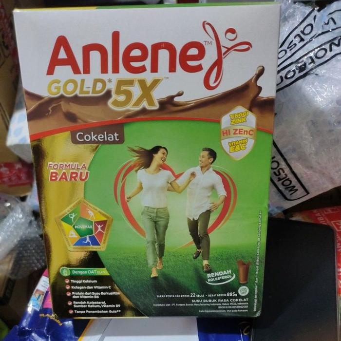 Gambar Anlene Gold Plus 5X Original / Cokelat / Vanila Susu Dewasa 885 Gram - coklat 885gram dari Halo, yunacaha7 undefined Tokopedia