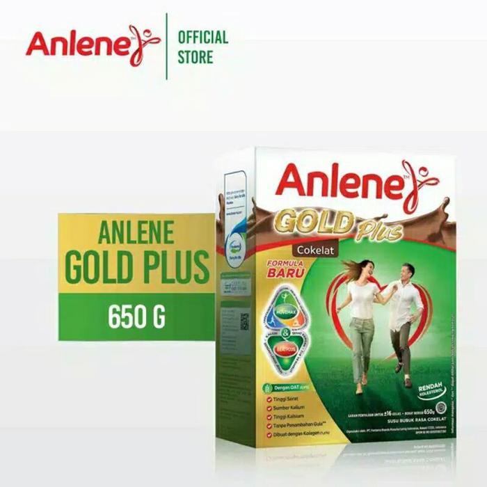 Gambar Anlene Gold Plus Chocolate, Original, Vanilla 640 gr - Susu Bubuk - Coklat dari Halo, yunacaha7 undefined Tokopedia