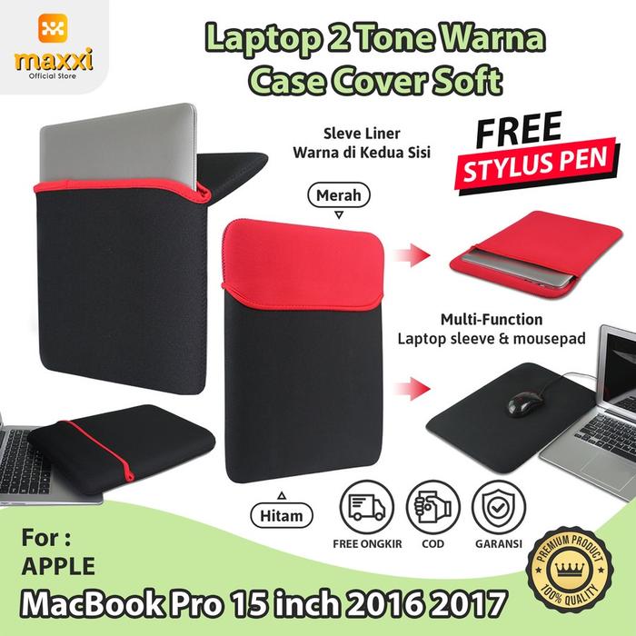 Jual MacBook Pro 15 inch 2016 2017 Laptop Sleeve Warna Soft