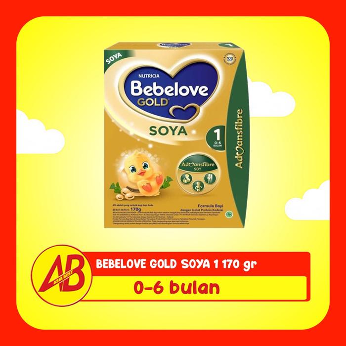 Gambar Bebelove Gold Soya 1 Formula Soya Bayi Bubuk 170 GR dari Halo, yuramaka2 undefined Tokopedia