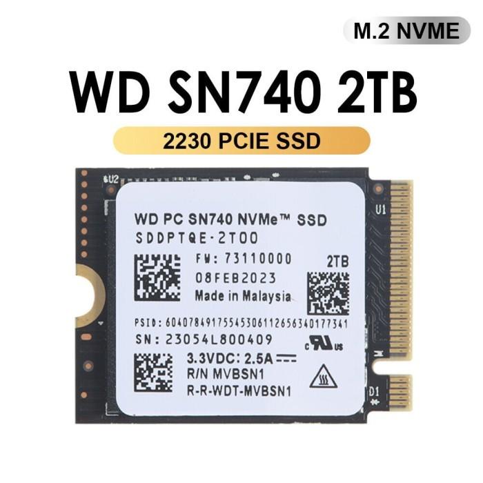 SN740 2TB増設 SteamDeck 2t スチームデック 2230 SN740 2TB増設