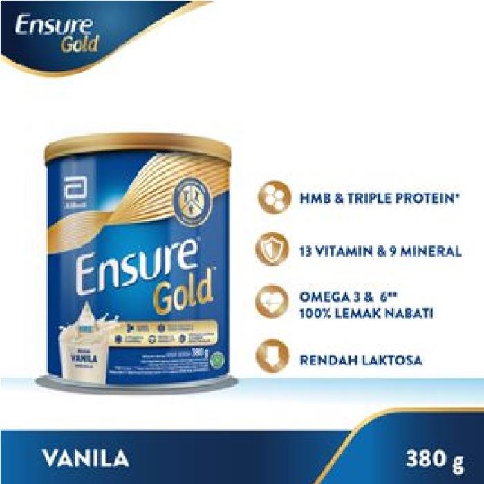 Gambar Ensure 380 gr Susu Bubuk All Varian - Vanila dari Halo, yunacaha7 undefined Tokopedia