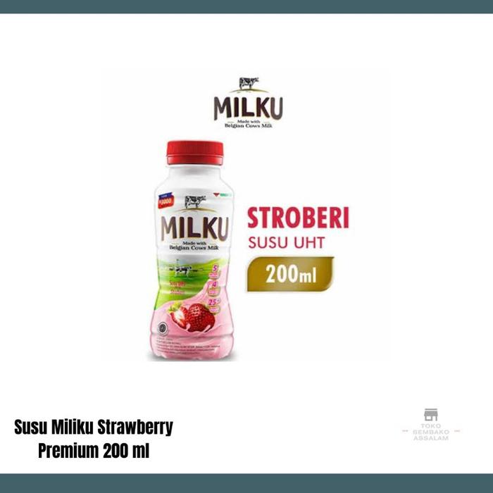 Gambar Sya7 susu milku strawberry 200ml / milku strawberry 200ml dari KifahKinan undefined Tokopedia