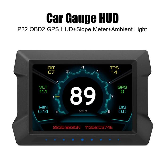 Gambar P22 Dual System HUD Car Electronics With Overspeed Low Voltage Alarm dari Nobleks undefined Tokopedia