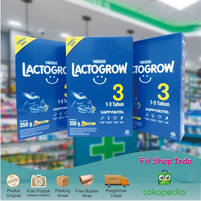 Gambar Lactogrow 3 Susu Pertumbuhan Rasa Madu 1-3 Tahun 350g dari CV berkah masfer25 undefined Tokopedia