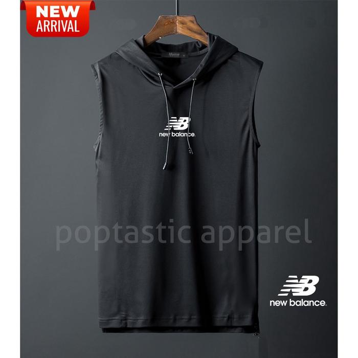 Gambar New Rompi Hoodie Pria Manset Olahraga Stretch SLIM FIT - NEW BALANCE, M dari Rheza Aisyah undefined Tokopedia