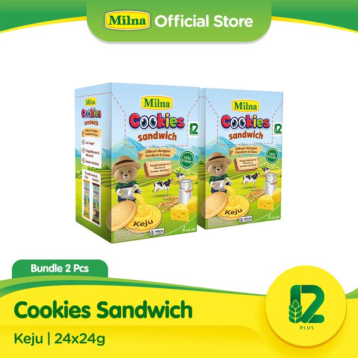 Gambar Twin Pack Milna Cookies Sandwich Cokelat/keju dari Diverse Delights Depot undefined Tokopedia