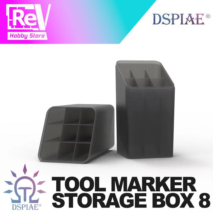 Gambar DSPIAE TOOL MARKER STORAGE BOX 8 dari RevHobby Store undefined Tokopedia