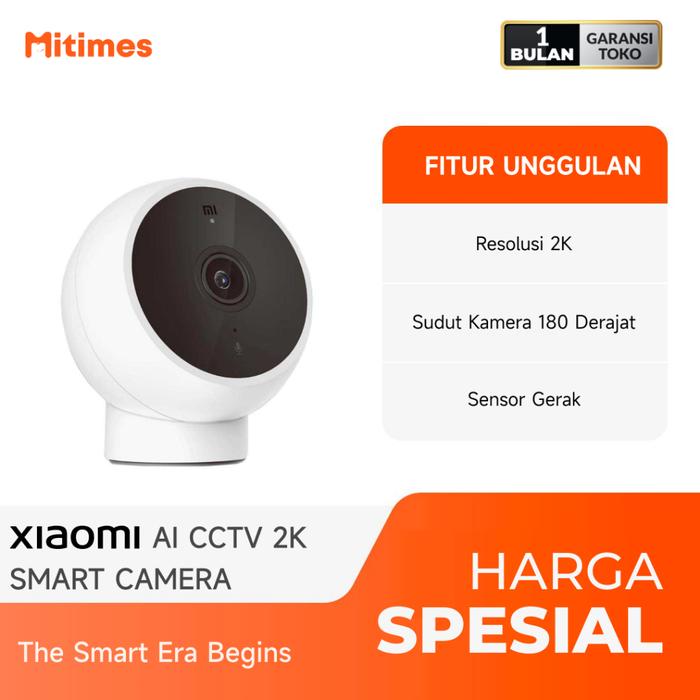 Promo Xiaomi Ai Smart Ip Camera Cctv Waterproof 2k Murah