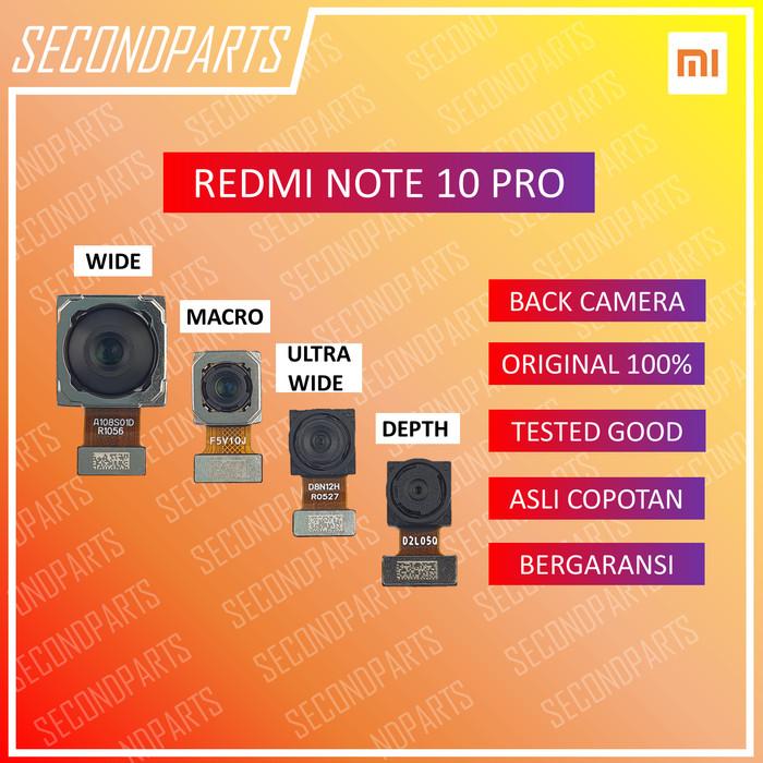 Gambar KAMERA BELAKANG XIAOMI REDMI NOTE 10 PRO ORIGINAL COPOTAN - DEPTH dari SECONDPARTS ORIGINAL undefined Tokopedia