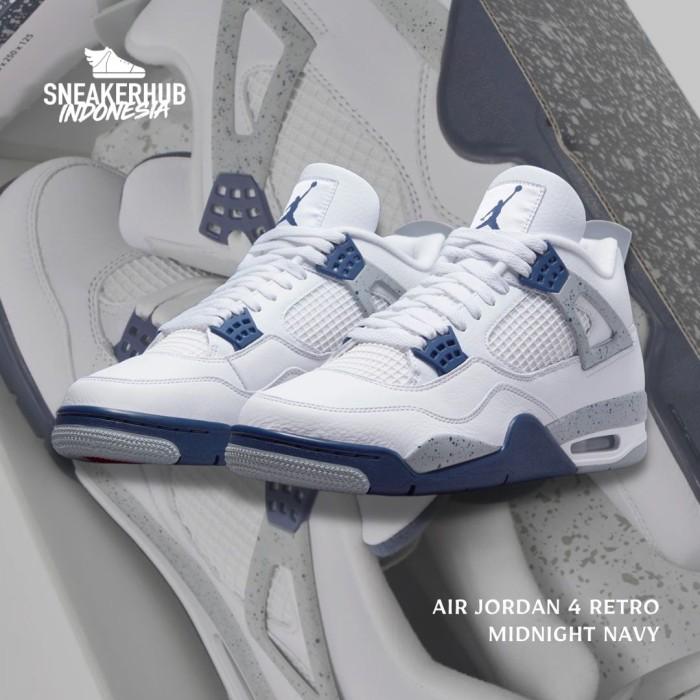 Midnight Navy Jordan Metallic Blue Jual AIR JORDAN RETRO MIDNIGHT NAVY Kota Tangerang Sneakerhub  Indonesia Tokopedia