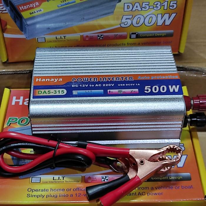 Gambar SOLAR POWER INVERTER DC 12V TO 220V AC 500WATT dari APRILIAAASHOOP undefined Tokopedia