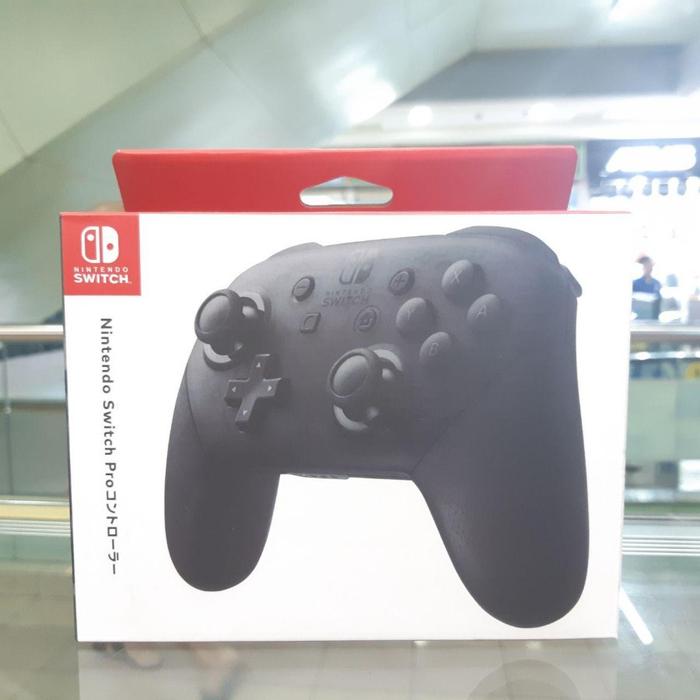 Gambar STICK NINTENDO SWITCH PRO CONTROLLER SWITCH WIRELESS ORI PABRIK - Hitam dari Tabrizz com. undefined Tokopedia
