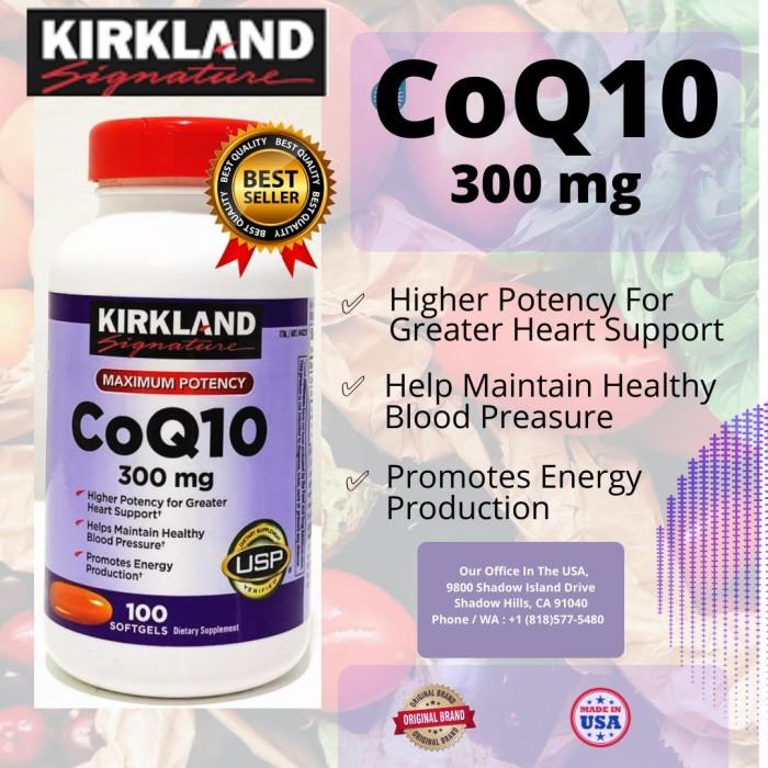 Gambar Kirkland CoQ10 300mg 100 Softgles dari ALTAF_STOREE undefined Tokopedia