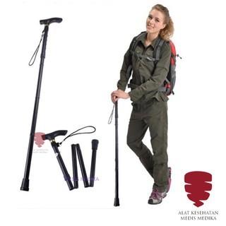 Gambar Tongkat Jalan orang tua alat bantu jalan walking stick - Coklat dari Diamondstore28 undefined Tokopedia