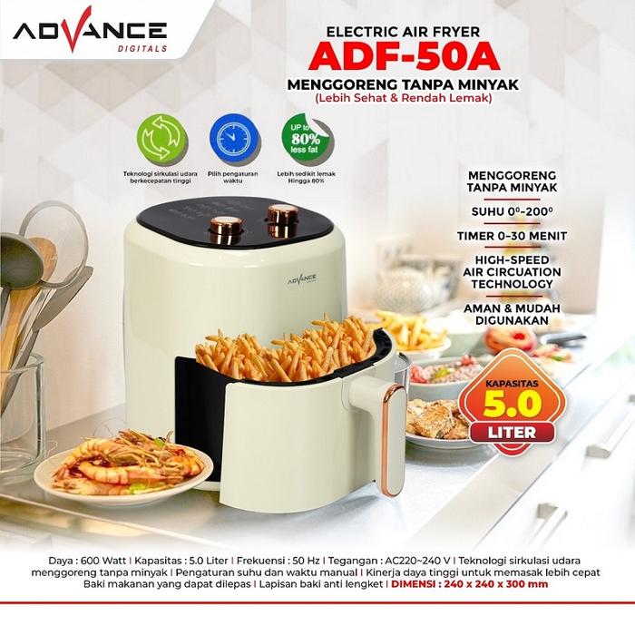Gambar IDOLMART Air Fryer Electric Garansi Resmi 1 Tahun - ADF 50A dari Idolmart Official undefined Tokopedia