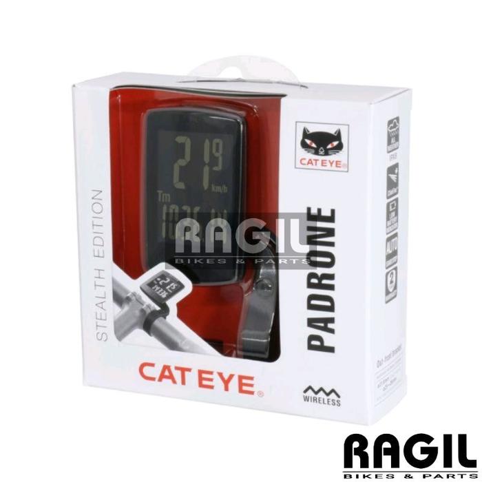 Jual Speedometer Padrone Stealth Wirelless Cateye Cat Eye Black Cc