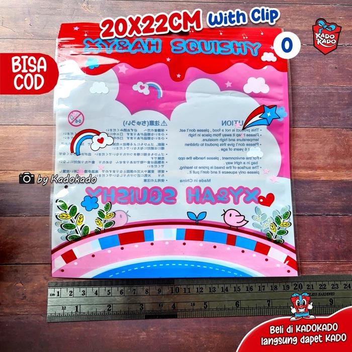 Gambar Plastik packing squishy by kadokado - ver O-2 (clip) dari Skdjeyem undefined Tokopedia