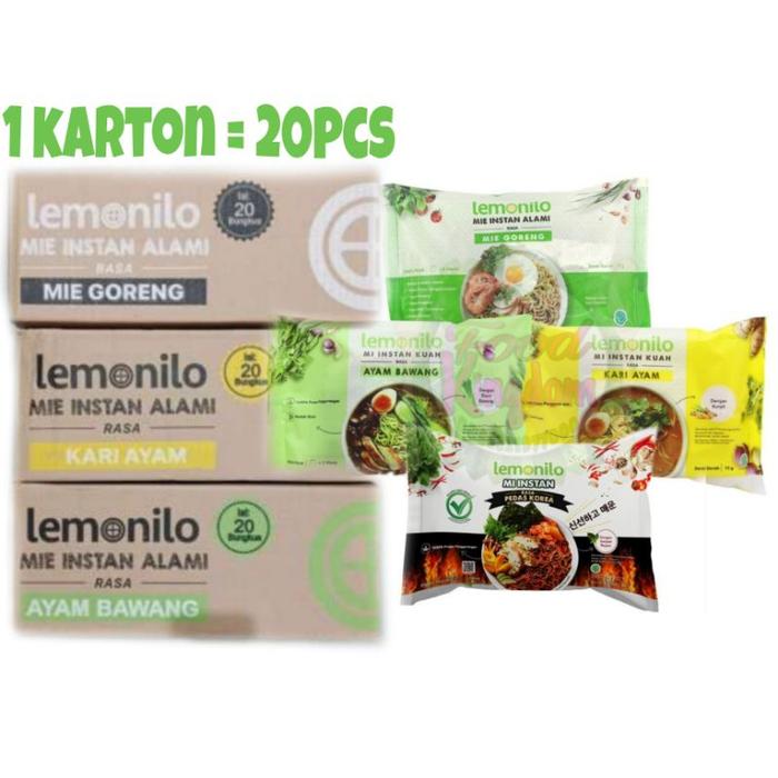 Gambar LB315 lemonilo karton mie sehat mie organik lemonilo 1 dus goreng - Goreng dari Chocolate Coco undefined Tokopedia