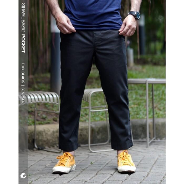 Gambar SAMASE Sirwal Basic Pocket 2 Celana Pria - BLACK, S dari Aslimuslim undefined Tokopedia