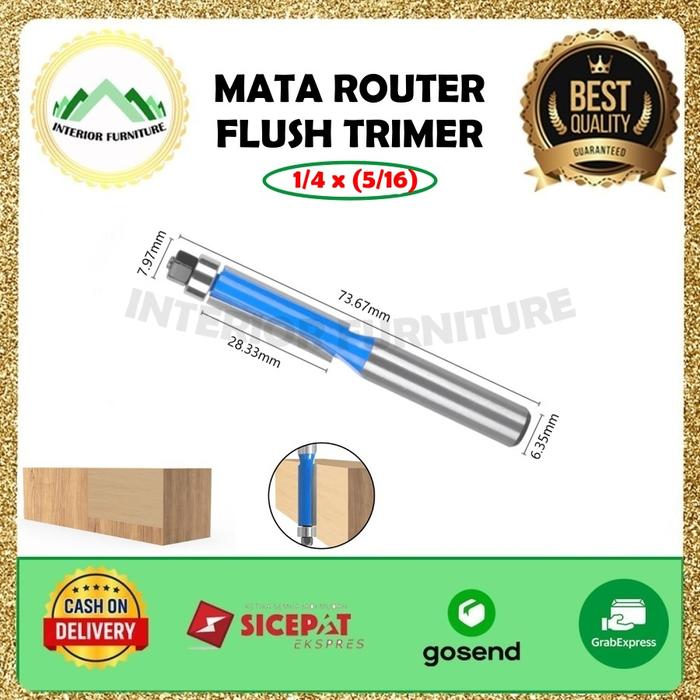 Jual Mata Router Profile Bits 1/4
