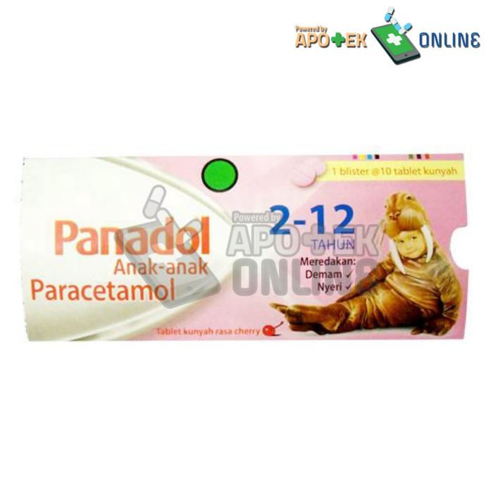 Gambar PANADOL ANAK CHEW CHERRY 1 STRIP 10 TABLET dari Apotek Sinar Sehat Dawuan undefined Tokopedia