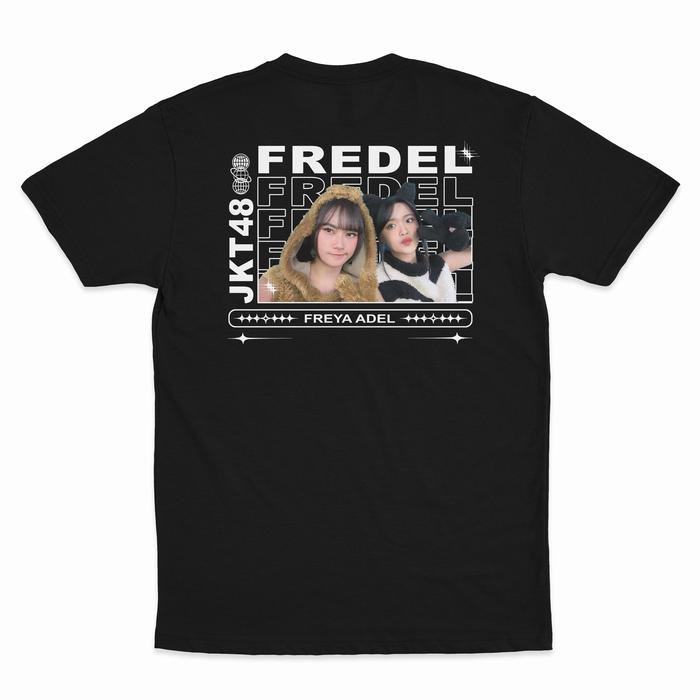 Gambar Sunopy Baju Kaos Adel Freya JKT48 Distro Cowok Pria Tshirt FreDel - HITAM, Int:L dari sunopy tokopedia undefined Tokopedia