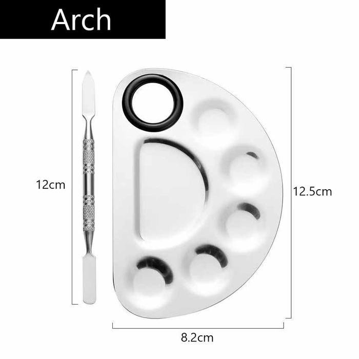 Gambar Mixing Palette Spatula Make Up Pallet Foundation Eyeshadow Stainless - Busur dari IDT4 undefined Tokopedia