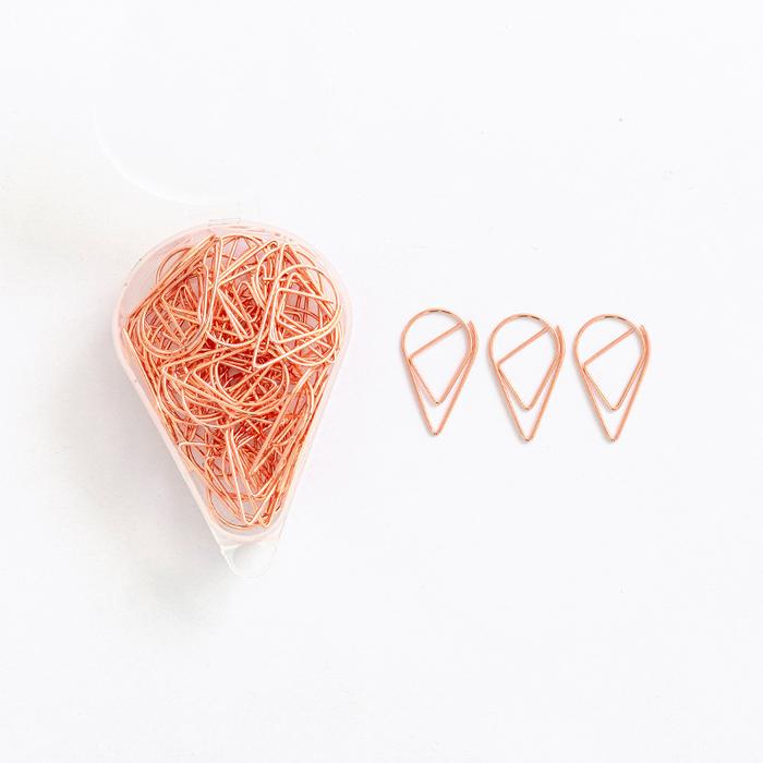 Gambar RUMAH KRAVE - Paper Clip Rose Gold Pin Kartu Greeting Card Besi Metal - Drop dari Rumah Krave undefined Tokopedia