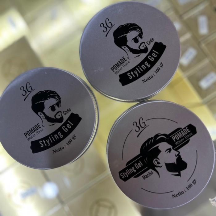 Gambar 3G POMADE WATER BASE STYLING GEL - Code dari kenzo centre kosmetik undefined Tokopedia