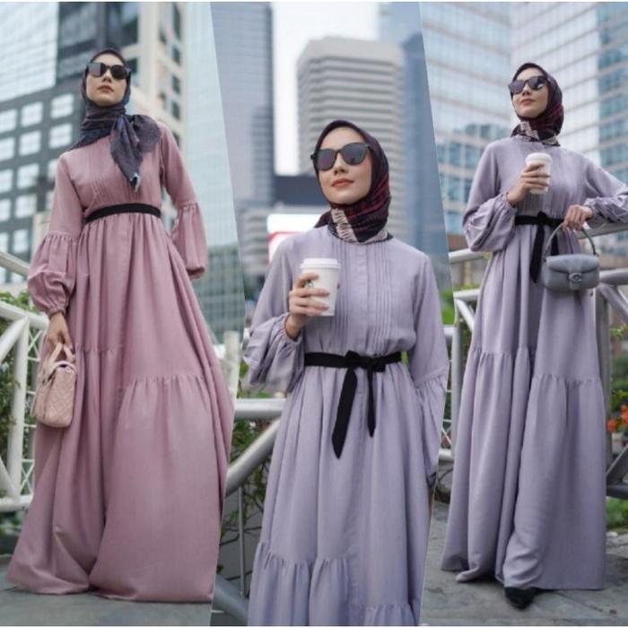 Gambar ED654 SALSA DRESS HLZB BY ZERINA BANU NEW dari Akiffa Naila Store undefined Tokopedia