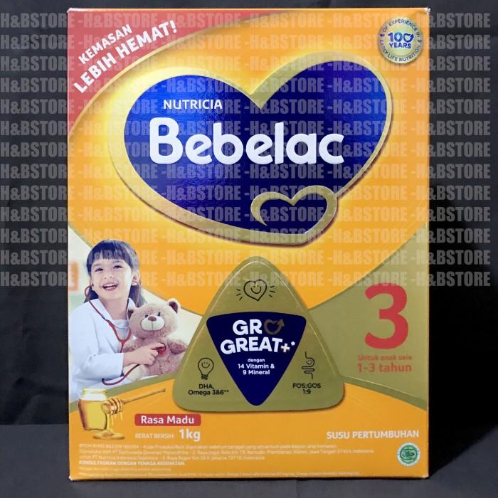 Gambar BEBELAC 3 1000GR VANILA DAN MADU / SUSU PERTUMBUHAN ANAK BUBUK dari jackyyyy store undefined Tokopedia