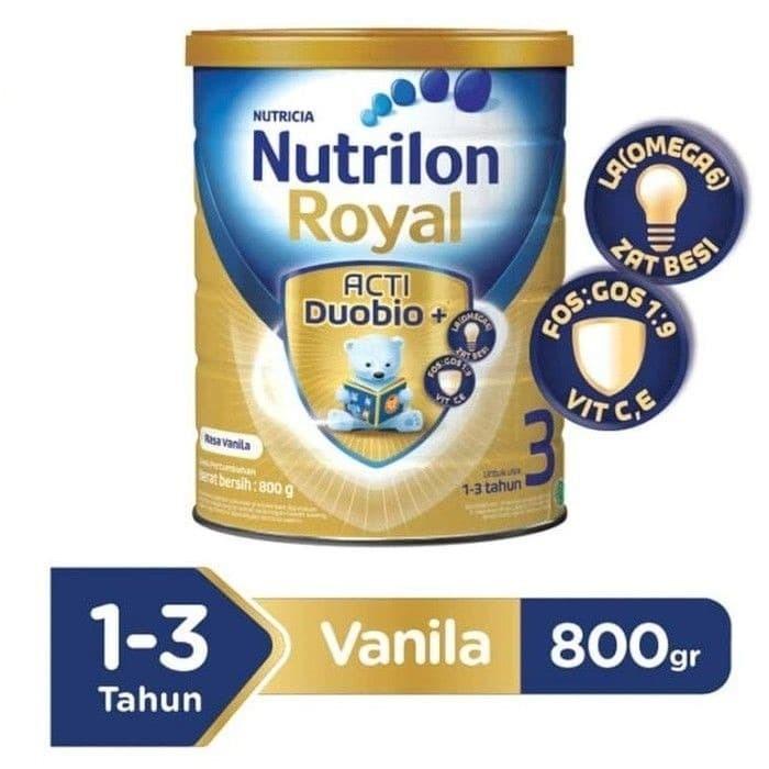Gambar NUTRILON ROYAL 3 ACTI DUO (1-3THN) VANILLA 800G dari jackyyyy store undefined Tokopedia