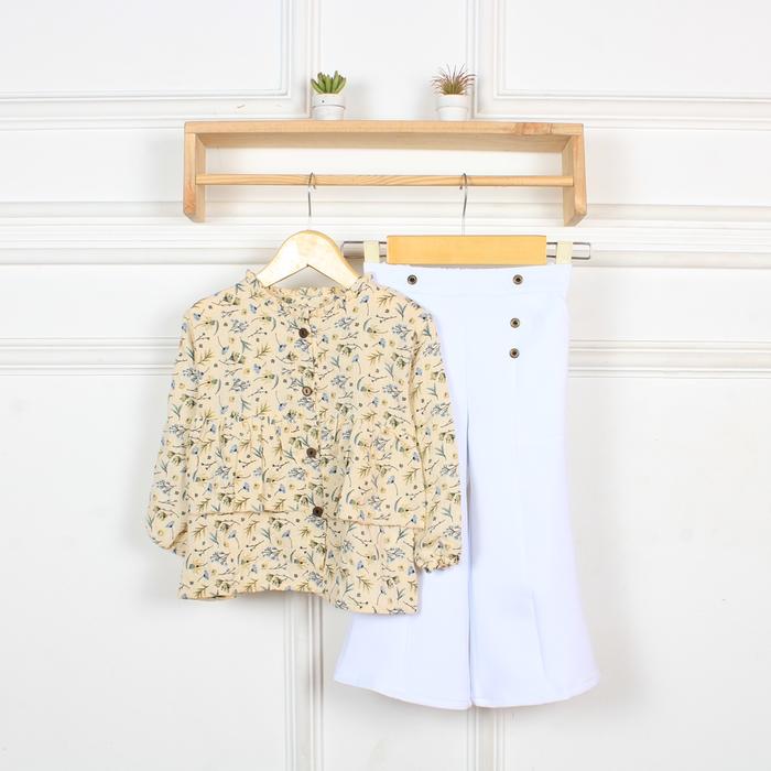 Gambar OVIKIDS-MAKAREEM-LIORA- Setelan Baju Anak Perempuan (2-8 Tahun) - YELLOW, 2 dari OviKids Store undefined Tokopedia