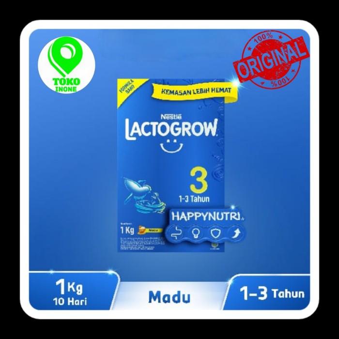 Gambar LACTOGROW 3 SUSU PERTUMBUHAN VANILA / MADU 1-3 TAHUN 1KG dari jackyyyy store undefined Tokopedia