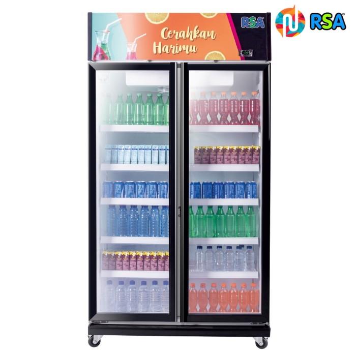 Showcase Chiller Rsa Jual RSA Showcase 2 pintu JADE Display Chiller Cooler 800 liter - Kota ...