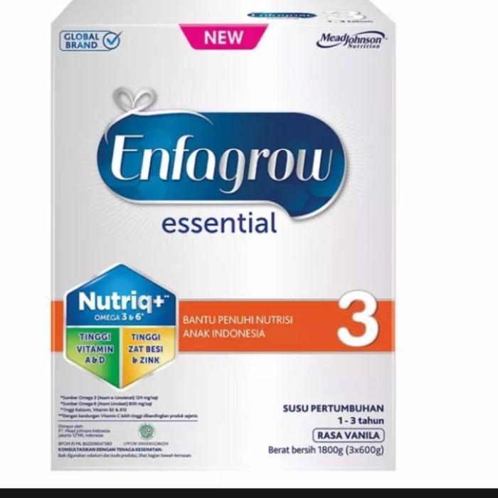 Gambar SUSU ENFAGROW ESSENTIAL 3 1800 GRAM [TERBARU[TERLARIS[ORIGINAL[ASLI] dari jackyyyy store undefined Tokopedia